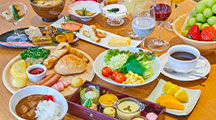 朝食バイキング