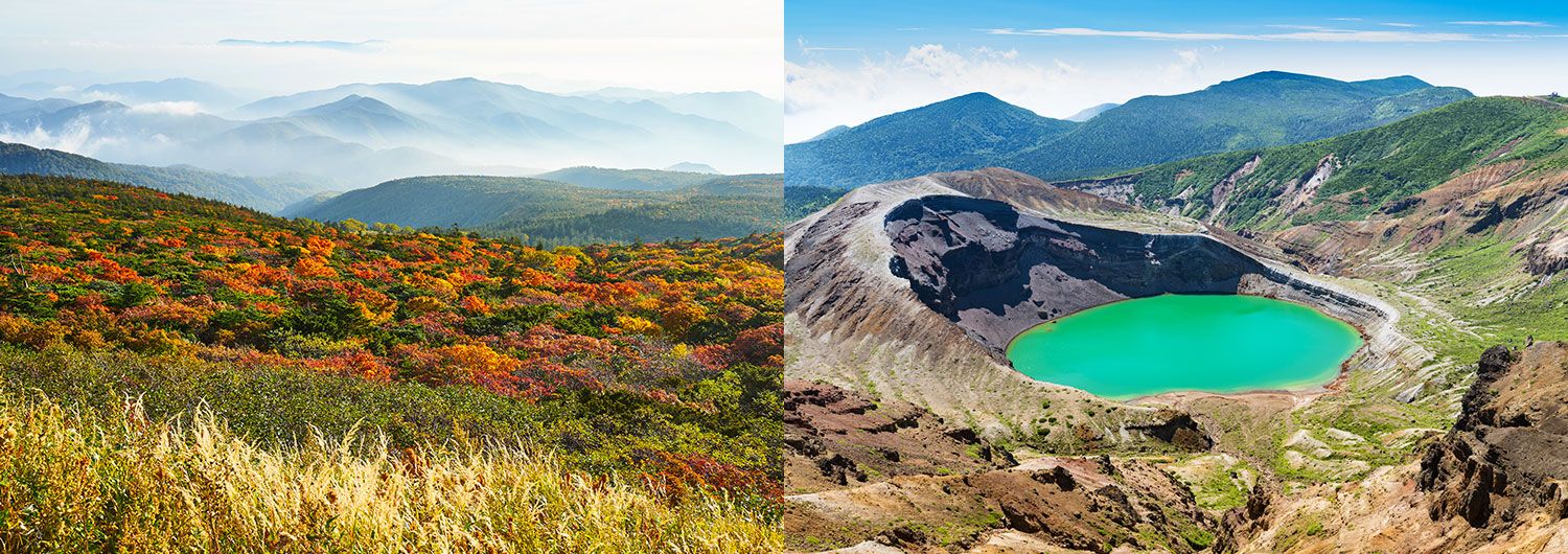 エコーライン（蔵王のお釜）観光ドライブを楽しむ